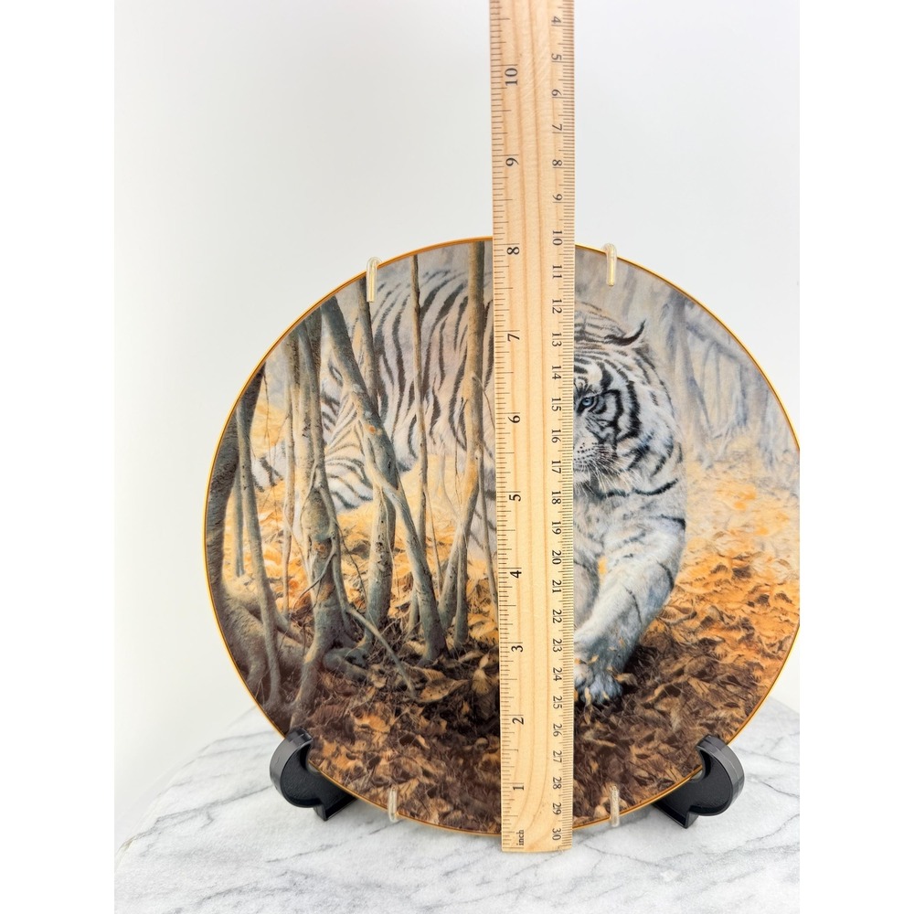 1993 White Tiger Collector Plate Softly, Softly John Seerey-Lester W.S. George - Picture 11 of 14